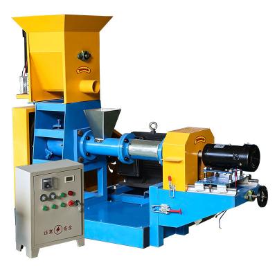 China Automatic Livestock Farm Small Cereal Rice Puffed Extruder Corn Snacks Food Production Machine Line for sale