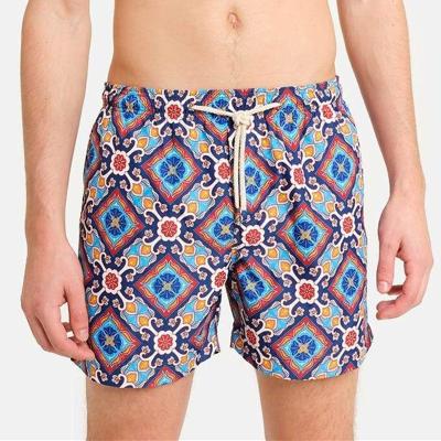 China QUICK-DRY European and American border hot-selling surf beach pants men's quick-drying spring hot spring shorts five point seaside vacation for sale