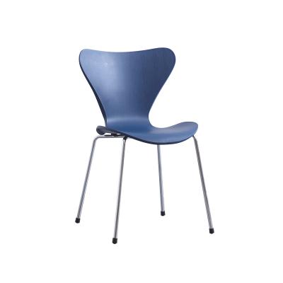 China Cheap Nordic Modern Designer Convertible PP Plastic Dining Room Chairs Modern With Metal Legs New Style Plastic Dining Chair for sale