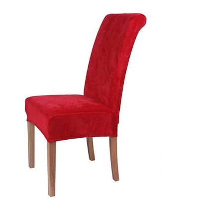 China Cooling Modern Wood Restaurant Fabric Dining Red Accent Dining Velvet Chairs Furniture Chair for sale