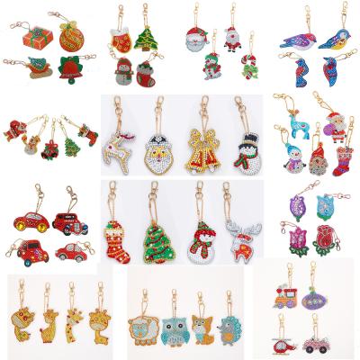 China 5D Animal Diamond Full Diamond Flatback DIY Cartoon Christmas Jewelry Main Chain Craft For Christmas for sale