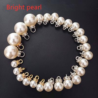 China White DIY Round Sewing Bead Beads Teardrop Bead Applique Decoration Bracelet Dangle Beads For Clothes Jewelry Making for sale