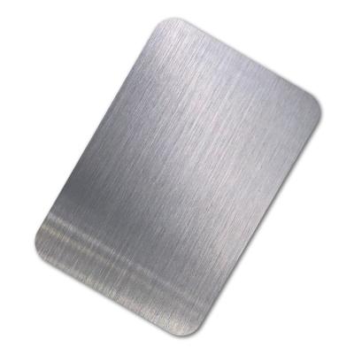 China Decorative Hotel Wall and Elevator Panel Hongwang 201 Stainless Steel 304 Sheet Hairline Finish for Hotel Wall and Elevator Panel for sale