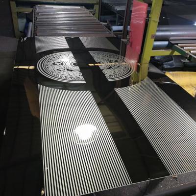 China Decoration Hairline Black SS Titanium Sheet For Elevator Door 304 0.5mm Stainless Steel Steel Sheet for sale