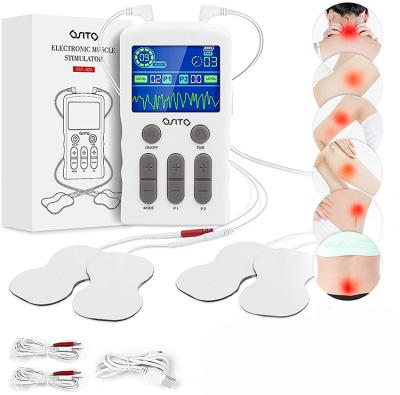 China Body 510k EMS Electronic Body TEN Unit Digital Therapy Machine Massager 25 Back Modes Pulse Massager For Pain Relief Therapy for sale