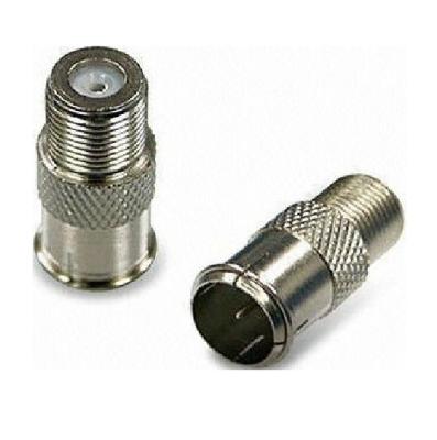 China Fast RF F Male to Female F Plug CATV RF Connector F Female to CATV Male RF Coaxial Connector for sale