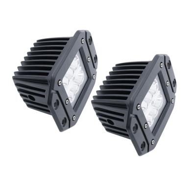 China Flush Mount Led Work Spot Driver-beam Truck Boat Atv Utv 12V 24V Daytime Running Light Offroad Car Led Light LD-LED-010 for sale