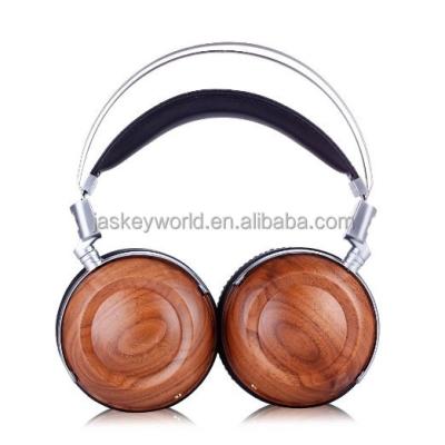 China Premium Genuine Noise-Isolating Wooden Earcup Stainless Steel Headband Over - Ear Pure Music Headphones Single 50mm Neodymium Drivers for sale