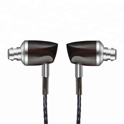 China High Quality In-Ear Portable Wooden Outdoor Earphone Mini Bass Earphone Original AEP-0163 for sale