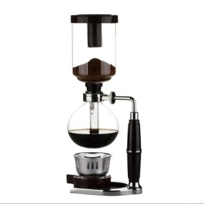 China Wholesale Price Viable Factory Mocha Pot 5 Cup Borosilicate Glass Vacuum Siphon Coffee Maker for sale