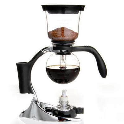 China Sustainable Factory Direct Ecocoffee Coffee Accessories Siphon Coffee Maker With Alcohol Lamp Heat for sale