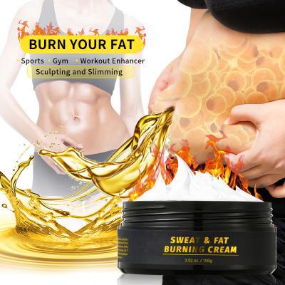 China Best Weight Loss Private Label Natural Organic Fast Sweated Waist Weight Loss Hot Slim Cream Body Bulge Fat Burning Slimming Cream for sale