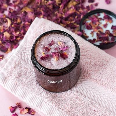 China New Arrival Skin Care SPA Exfoliator Whitening Moisturizing Sugar Face Scrub Private Label Exfoliating Rose Body Scrub for sale