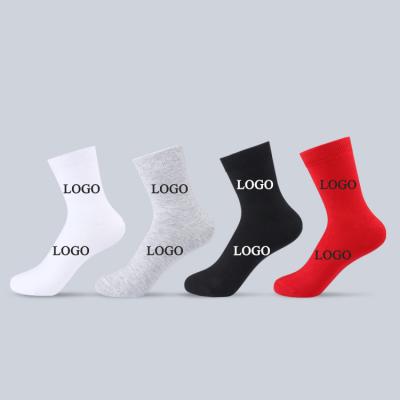 China Viable Red Gray Black White Logo Cotton Women's Long Socks For Women Upper Custom Socks For Women for sale