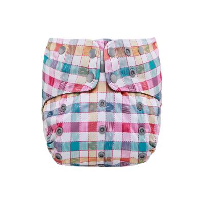 China High Quality Reusable Diapers Charcoal Cloth Diaper Printed Washable Bamboo Diaper for sale