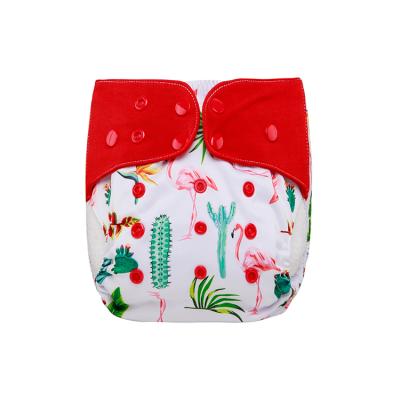 China Plain Weave Washable Soft Care Button Custom Reusable Price Baby Diaper Cheapest for sale