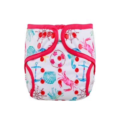 China Organic Printed Cloth Diaper Plain Color Customized Cloth Diaper OEM Baby Cloth Diaper Diaper for sale