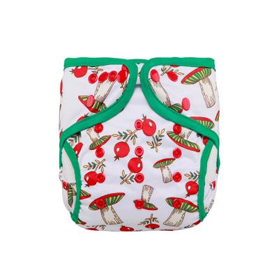 China Hot Sale Printed Reusable Washable Leak Guard Baby Diaper Cloth Diaper Cover for sale