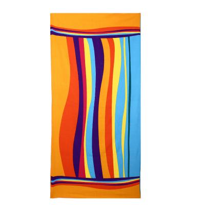 China Low Price High Water Absorbency QUICK DRY Custom Detailing Quick Dry Double Faced Microfiber Swimming Towel for sale