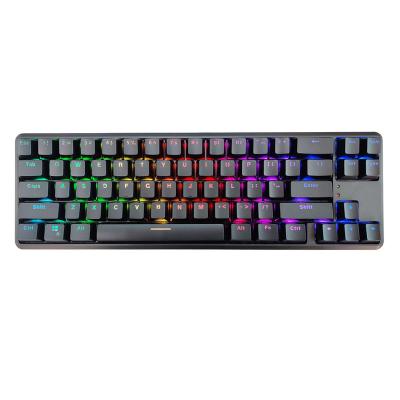 China Anti-ghosting E-sports Game Racing 68 Head Type C Usb Braided Cable RGB BT Keyboard Radio for sale