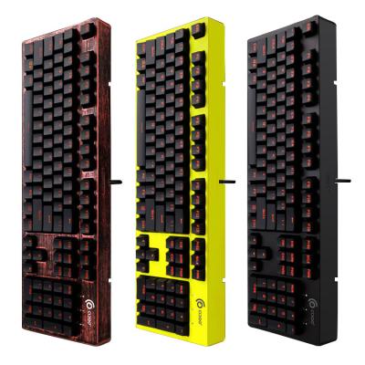 China Hot Selling Custom Made Ergonomic ABS+Metal Optical Computer USB Wired Gaming Keyboard for sale