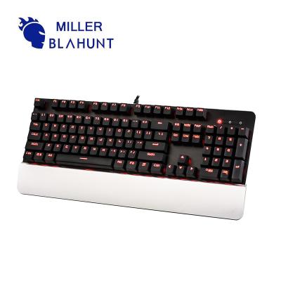 China Optical Gaming ABS+Metal USB Keyboard OEM Different Layout Custom Logo Mechanical Keyboard for sale