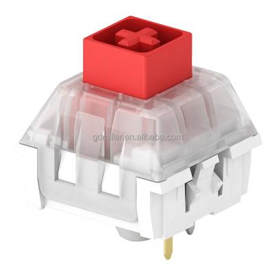 China Mechanical Keyboards Wholesale Kailh Box Switch DIY Red Linear Mechanical Switches Use For Mechanical Keyboard for sale