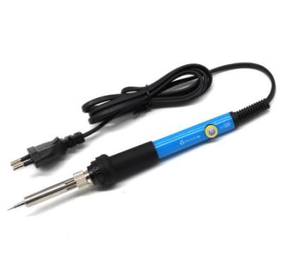 China 110V/220V 60W electric soldering soldering iron soldering pen maintenance temperature 60W adjustable straight tool socket electric soldering iron for sale