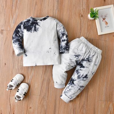 China Fashionable Autumn Casual 2 Piece Kids T-shirt Long Sleeve Pants Kids Boys Clothes Sets Suit Baby Clothes Sets for sale