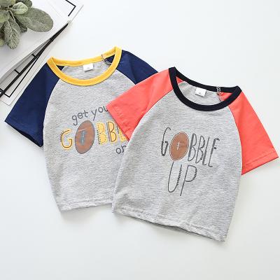 China Premium Breathable Formaldehyde Free Gender Enzyme Washed Cotton Baby Neutral T-Shirts for sale