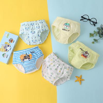 China Premium Quality Breathable Cartoon Boy Kids Panties Cotton Underwear for sale