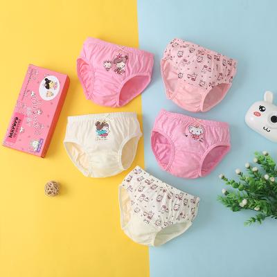 China Breathable Excellent Quality Panties Cotton Cartoon Kids Girls Underwear for sale