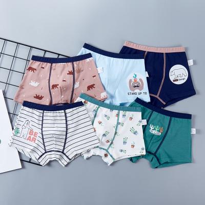 China High Quality Breathable Premium Quality 6 Piece Durable Cute Sids Baby Boys Briefs Children's Underwear for sale