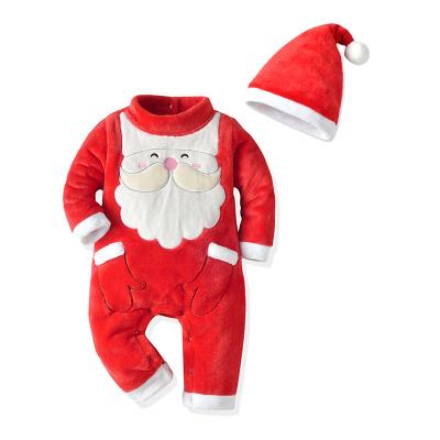 China New Style Spandex/Polyester England Style 95% Cotton Infants Kids Clothing Christmas Toddlers Baby Boy Body Suit Set for sale