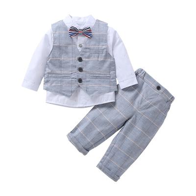 China Autumn Breathable Cassic Boy Clothes Baby Cotton Anti-Shrink High Quality Suits for sale