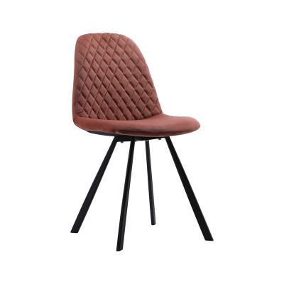 China Modern Home Furniture Dining Chairs Fabric Upholstered Nordic Style Dining Chair For Dining Room for sale