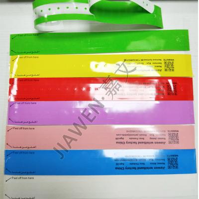 China MA270 paper wristbands, medical wristband id band for hospital and festival waterproof festival event, with transparent plastic base for sale