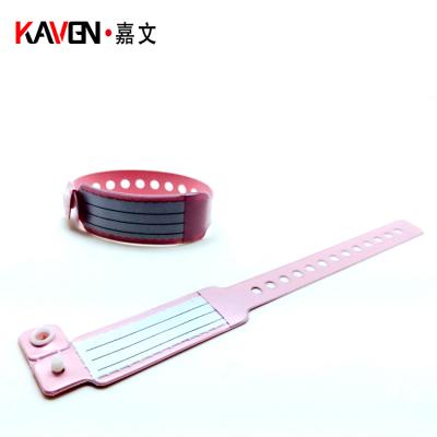 China Hospital Wristbands Vinyl Insert Card Inpatient ID Wristband, Medical Adult ID Wristband ID Band for sale