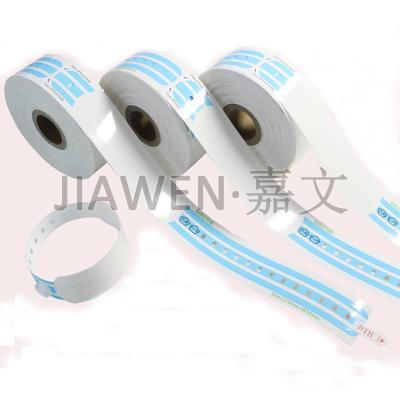 China Easily peel off MB270 waterproof disposable medical wristband, paper thermal medical wristbands, patient ID wristband used in hospital. for sale