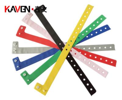 China Disposable PVC Plastic Promotional Wristband Activity ID Wristband Disposable Belt Wristband PVC for sale