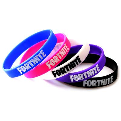 China Cheap Customized Silicone Rubber Double Rainbow Logo Silicone Rubber Bracelet China Link Dye Silicon Wristbands for sale