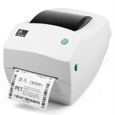 China Zebra GK888T 203dpi color zebra printer 4 inch desktop label printer for sale