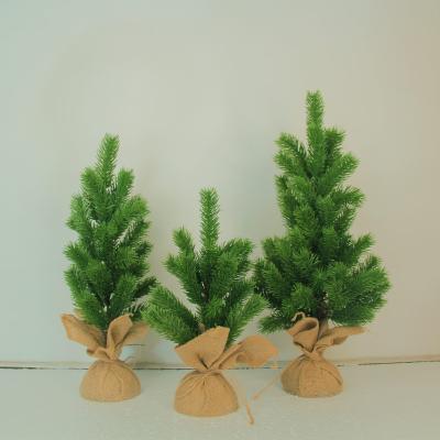 China Christamas home decoration new nuevo xmas pvc pe pet mini tree minitree led mini navidad arboles gift ornaments decoration for sale