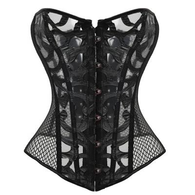 China Hot Sale Sexy Breathable Corset Strapless Bridal Black White Bustier Plus Size 6XL for sale