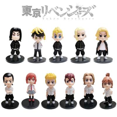 China Japanese Hot Cartoon Toy 5pcs/set Tokyo Avengers Comic Statue Collection Anime Action Number Set Collectile Toys for sale