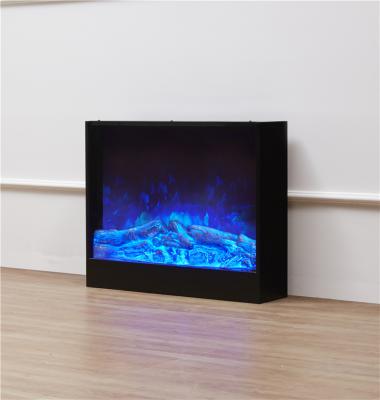 China 2021 Electric Insert Flame Adjustable Fireplace Tempered Glass Electric Fireplace On Sale 126X31X30cm for sale