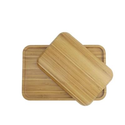 China Home Restaurant Customizable Premium Rectangle Bamboo Bread Serving Tray for sale