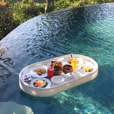 China Next Simple Luxury Hot Floating Tray With Floating Meal On Vacation for sale