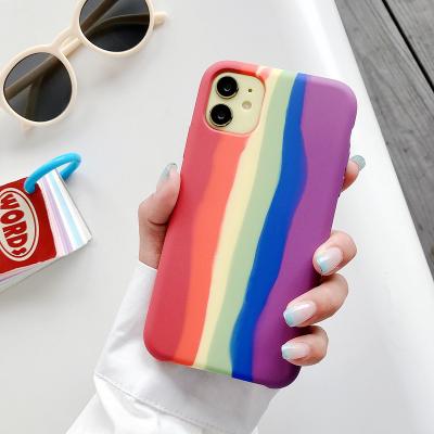 China 2021 Luxury Liquid Silicone Phone Case Protector For iPhone 12 Pro Max Handle Back Cellphone Cover for sale