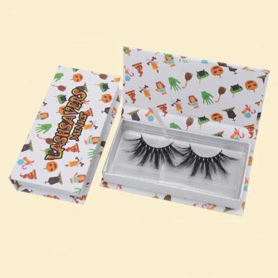 China Synthetic False Highlights 20mm Vegan Natural Fluffy Hair Supplies 25mm Cruelty Free 3D Mink Eyelashes for sale